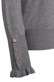 Katie Pullover 205095 | Medium Grey Mlg. | Strik fra Freequent