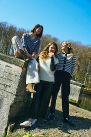 Jazz Cardigan 206484 | Moonbeam Melange W. Black | Cardigan fra Freequent