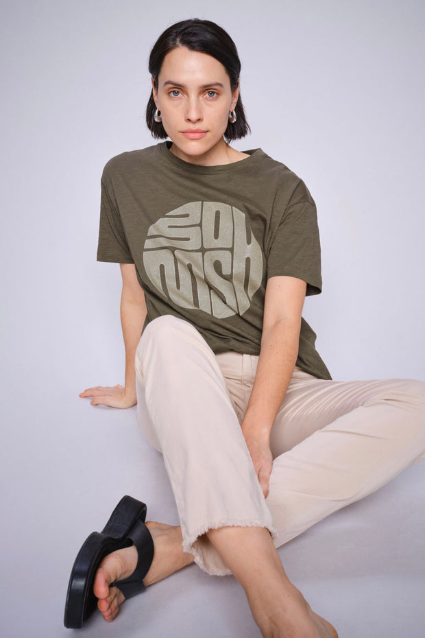 Zini O-SS Tee   | Sea Turtle | T-shirt fra Mos Mosh