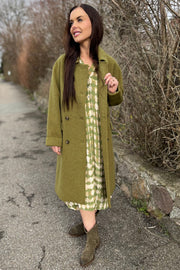 Venice Wool Coat | Fir Green | Jakke fra Mos Mosh
