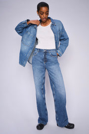 Relee Chrome Jeans  Long | Mid Blue | Jeans fra Mos Mosh