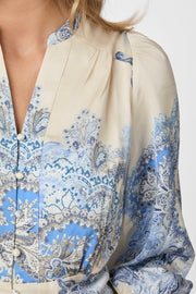 Stellar Artist Paisley Dress | Powder Blue | Kjole fra Neo Noir