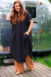 Molly S/S Dress | Black | Kjole fra Black Colour