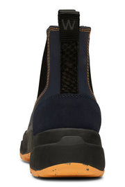 Siri Waterproof WL957 |  Dark Navy/Papaya | Rubber Boots fra Woden