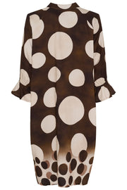 Cypress Dress | MarroneEZ552DB | Kjole fra Marta du Chateau