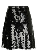 Miva Big Sequins Skirt | Black | Nederdel fra Neo Noir – nedsat