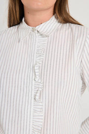 Fiona Shirt 206310 | Star Off-White W. Salute | Skjorte fra Freequent
