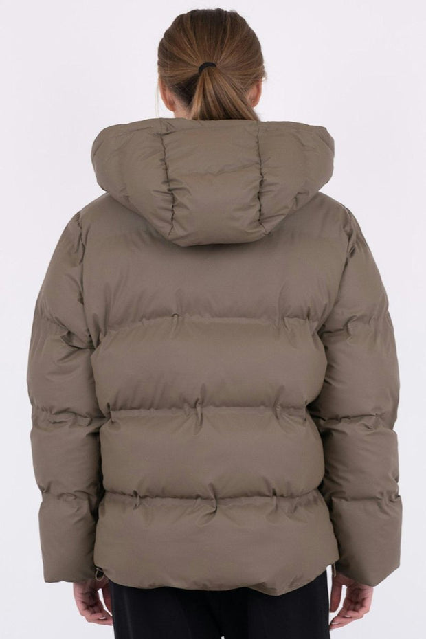 Fox C Puffer Jacket | Dark Taupe | Jakke fra Neo Noir