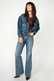 Marlena Nolla Jeans Long | Blue | Jeans fra Mos Mosh