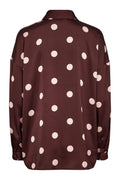 Dotti Ls Shirt | Plum Rose Big Dot | Skjorte fra Liberté