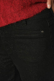 Soey Shimmer Jeans Regular | Black | Jeans fra Mos Mosh