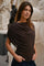 Cottuna Drapy Mesh Top | Brown | Bluse fra Neo Noir