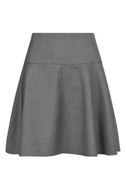 Pamelo Skirt | Dark Grey Melange | Nederdel fra Neo Noir