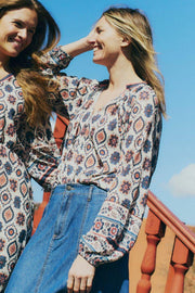 Nomes Blouse 206527 | Moonbeam W. Baked Apple | Bluse fra Freequent