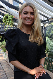 Winnie Blouse | Black Diamond | Bluse fra Liberté