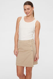 Haysol Skirt 204163 | Simply Taupe | Nederdel fra Freequent