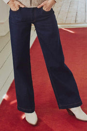Sindy Jeans 206947 | Dark Blue Denim | Jeans fra Freequent