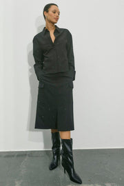 Rie Geri Shirt | Black | Skjorte fra Mos Mosh
