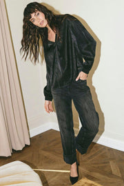 Aldo Monogram Blouse | Black | Bluse fra Mos Mosh