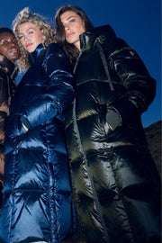 Nova Metallic Down Jacket  | Bluesteel | Jakke fra Mos Mosh