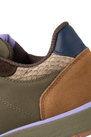 Ronja WL740 | Dark Olive/Orchid | Sneakers fra Woden