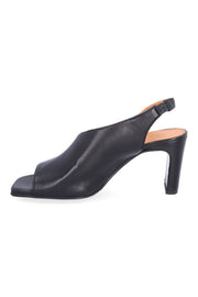 A6146 | Black Nappa | Højhælet sko fra Billi Bi