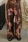 Lunet Botanical Border Pants | Black | Bukser fra Neo Noir