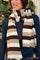 Auri Striped Scarf | Coffee