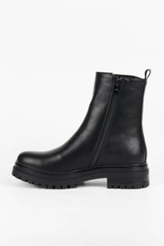 Chelsea Boots aus Kunstleder DQY9617 | Schwarz | Stiefel von Lisen