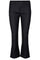 Coated Crop Flare Jeans | Black | Bukser fra Co'couture