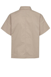 Tazhi Cotny Shirt  | Feather Gray | Skjorte fra Mos Mosh