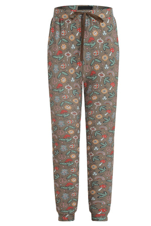Alma Pants | Smiley Peace Brown | Bukser fra Liberté