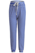 Alma Pants | Stripe Ivory Cobolt | Bukser fra Liberté – nedsat