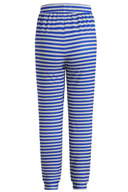 Alma Pants | Stripe Ivory Cobolt | Bukser fra Liberté