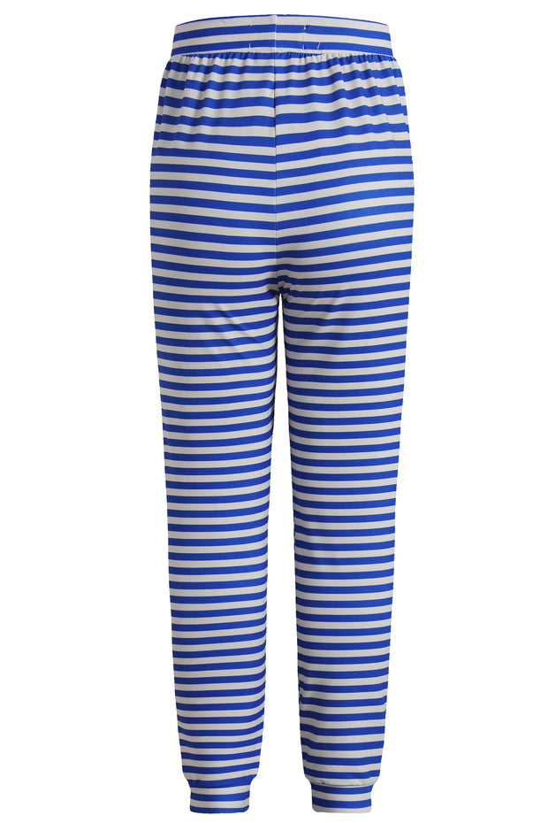 Alma Pants | Stripe Ivory Cobolt | Bukser fra Liberté