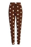 Alma Pant | Brown Creme Dot | Bukser fra Liberté
