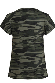 Alma Top | Dusty Camo | Bluse fra Liberté