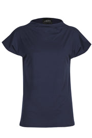 Alma Top | Dusty Navy | Bluse fra Liberté