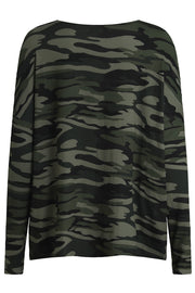 Alma Ls Top | Dusty Camo | Bluse fra Liberté