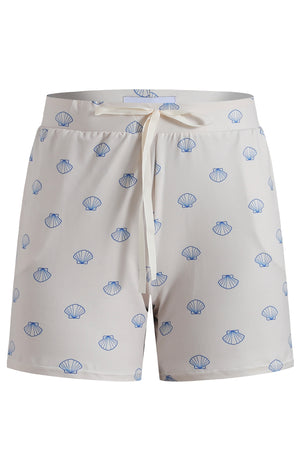 Alma Shorts | Elfenbeinfarbene Kobaltmuschel | Shorts von Liberté