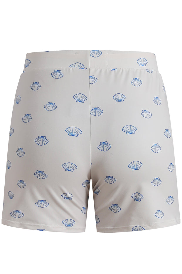 Alma Shorts | Ivory Cobolt Shell | Shorts fra Liberté