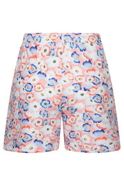 Alma Shorts | Peachy Blue Flower | Shorts fra Liberté