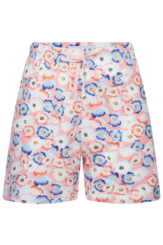 Alma Shorts | Peachy Blue Flower | Shorts fra Liberté