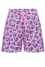 Alma Shorts | Pink Purple Flower | Shorts fra Liberté