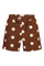 Alma Shorts | Brown Creme Dot | Shorts fra Liberté