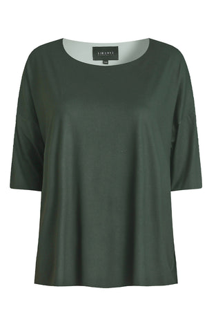 Alma T-Shirt | Dusty Army | T-Shirt von Liberté