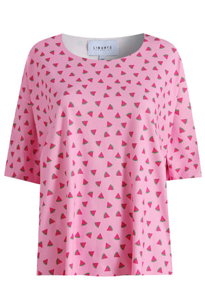 Alma T-Shirt | Rosa Wassermelone | Alma von Liberty