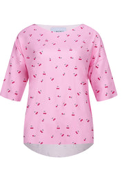 Alma Tshirt | Pink Cherry | T-shirt fra Liberté