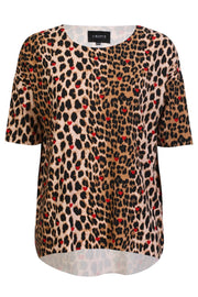 Alma Tshirt | Lux Leo Red Heart | T-Shirt fra Liberté