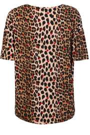 Alma Tshirt | Lux Leo Red Heart | T-Shirt fra Liberté